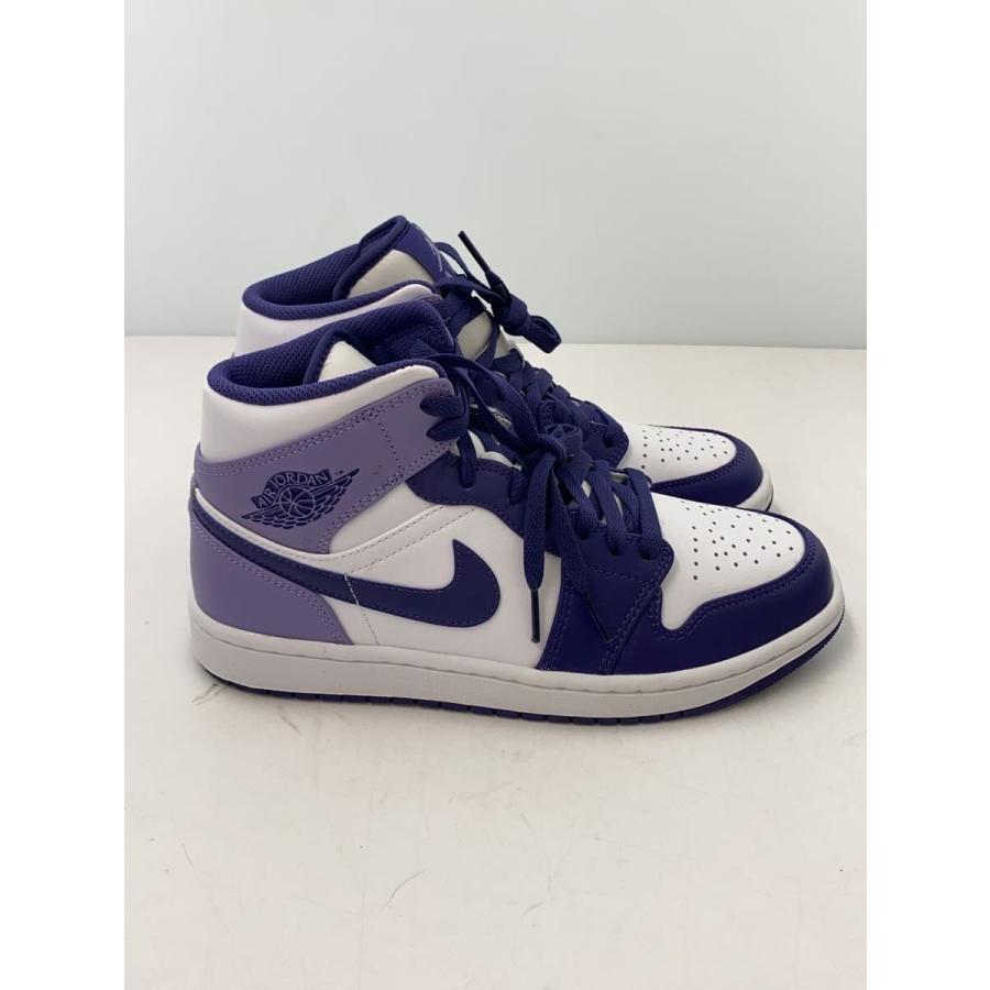 NIKE◇AIR JORDAN 1 MID SKY_エア ジョーダン ミッド SKY/25cm/PUP
