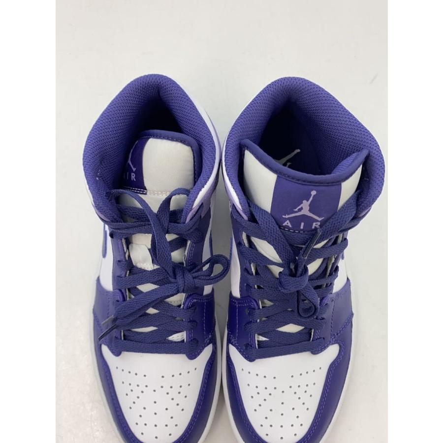 NIKE◇AIR JORDAN 1 MID SKY_エア ジョーダン ミッド SKY/25cm/PUP