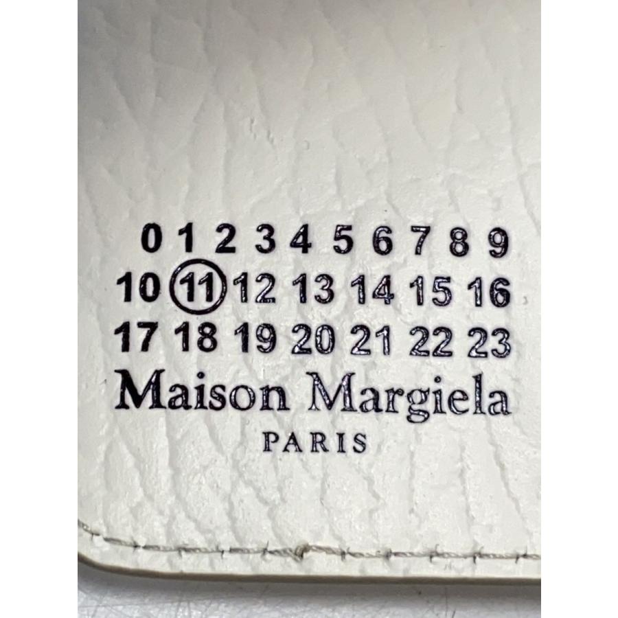 Maison Margiela◇キーケース/レザー/WHT/無地/レディース
