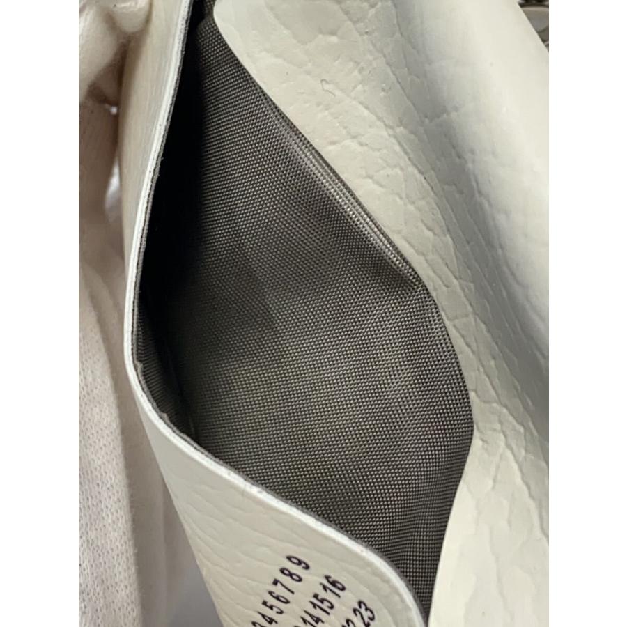 Maison Margiela◇キーケース/レザー/WHT/無地/レディース