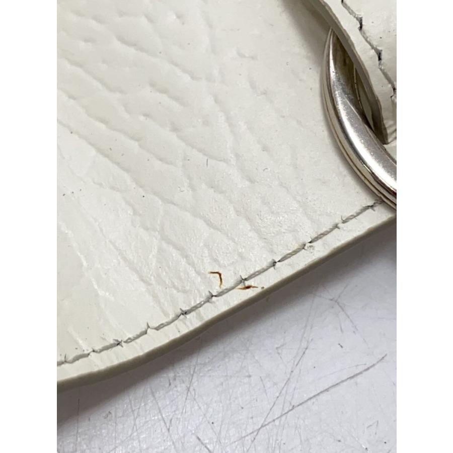 Maison Margiela◇キーケース/レザー/WHT/無地/レディース