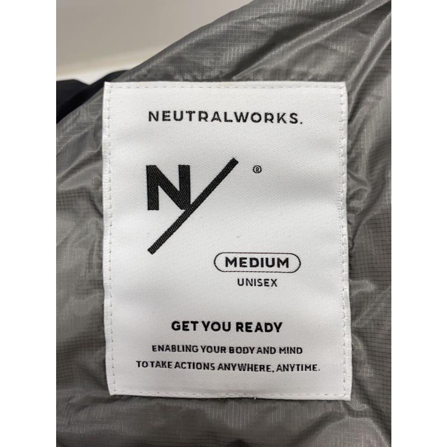 NEUTRALWORKS サイネリア ダウンノーカラージャケットKSU13205 NEUTRALWORKS.◇ダウンジャケット/M/ナイロン/BLK/KSU13205