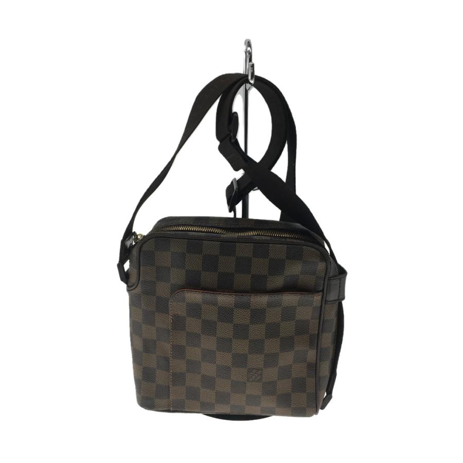 LOUIS VUITTON◇オラフPM_ダミエエベヌ/PVC/ブラウン/N41442/MI0074