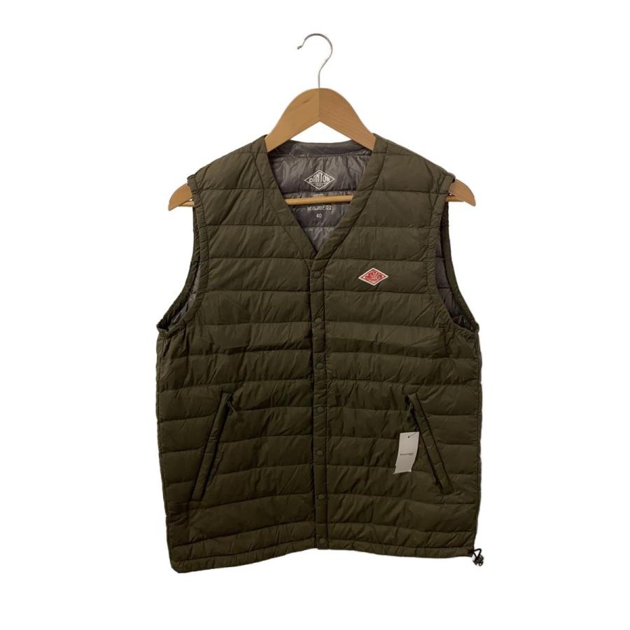【yu.sa.ka】【新品】DANTON カーキ ダウンベスト 36 yu.sa.ka様専用】【新品】DANTON カーキ ダウンベスト 36
