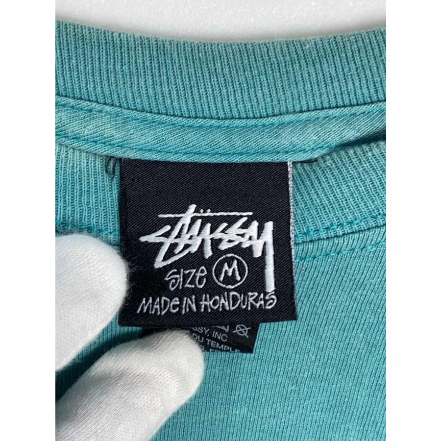 STUSSY◇Tシャツ/M/コットン/BLU/サンセット// : セカンドストリート