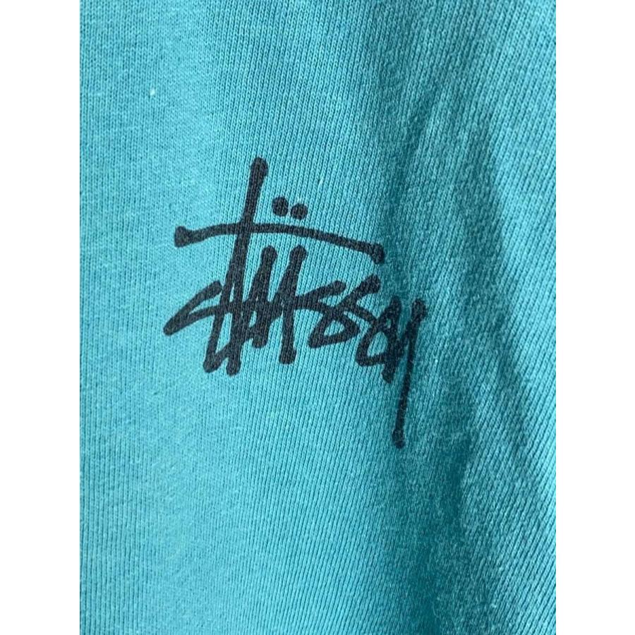 STUSSY◇Tシャツ/M/コットン/BLU/サンセット// : セカンドストリート