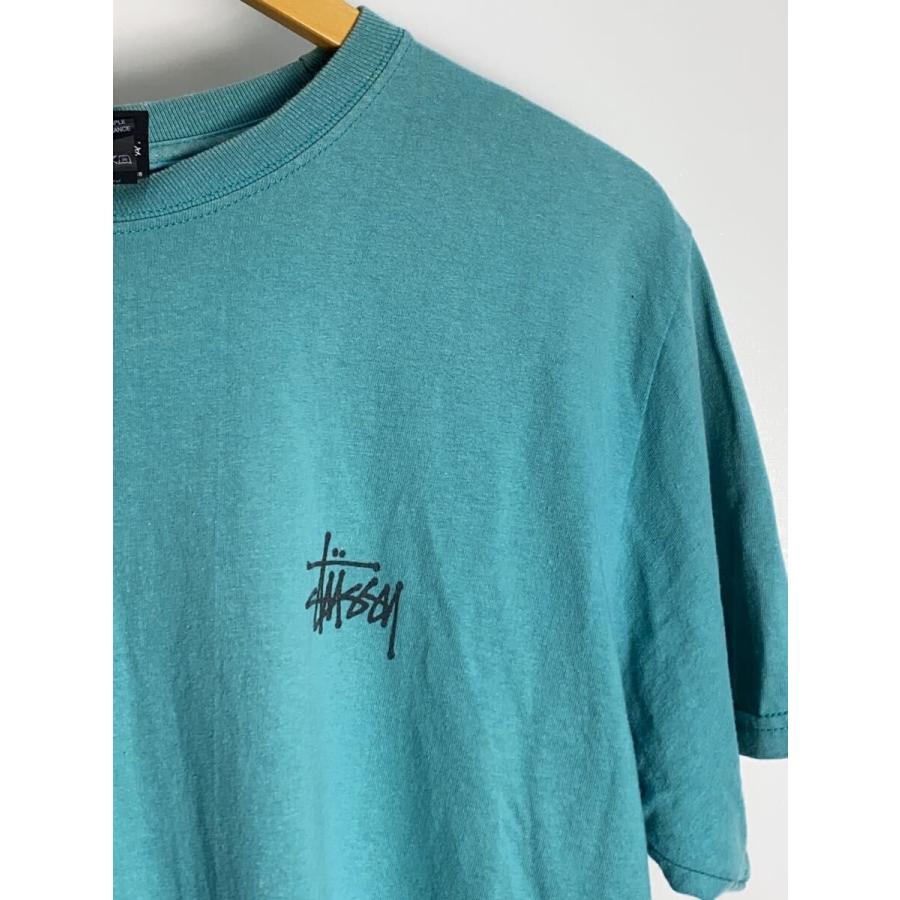 STUSSY◇Tシャツ/M/コットン/BLU/サンセット// : セカンドストリート