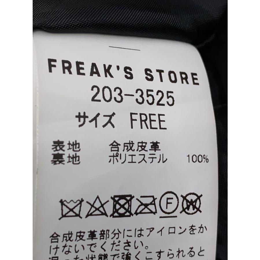 FREAK’S STORE◆20AW/エコレザーブルゾン/レザージャケット/FREE/フェイクレザー/BLK/無地/203-3525｜ssol-shopping｜04