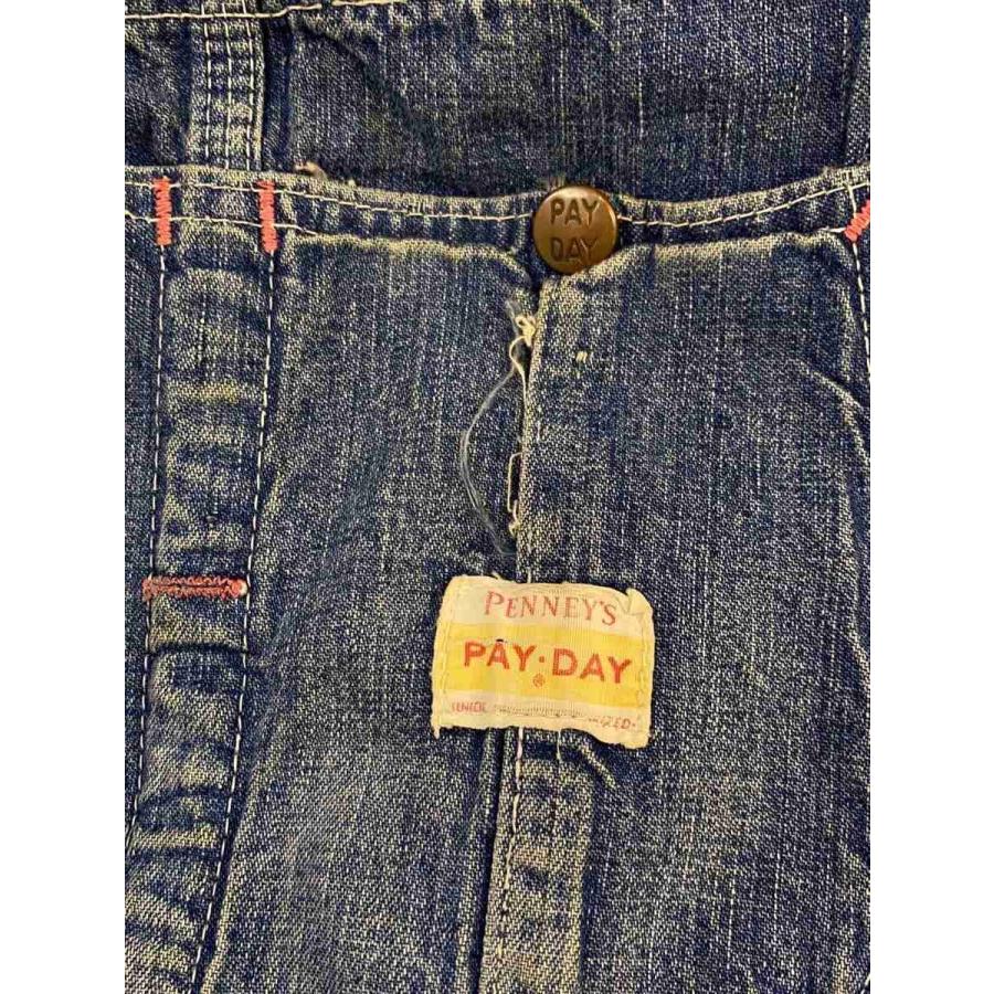 PAYDAY◇50s Vintage/デニムオーバーオール/インディゴ// : セカンド
