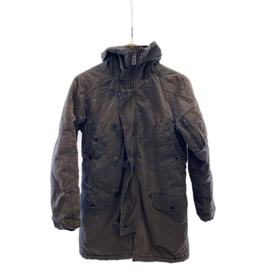 ALPHA INDUSTRIES◇N-3B/モッズコート/ポリエステル/BLK : セカンド