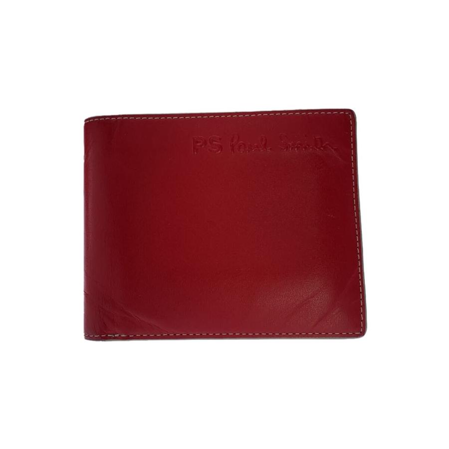 PS Paul Smith◇2つ折り財布/--/RED/メンズ : セカンドストリートYahoo