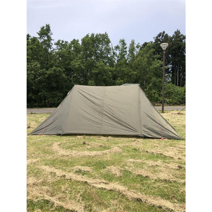 BUNDOK◇テント/4~6人用/カーキ/BDK-02KA/パップ/シェルター/軍 BUNDOK◇テント/4~6人用/カーキ/BDK-02KA/パップ/シェルター/軍