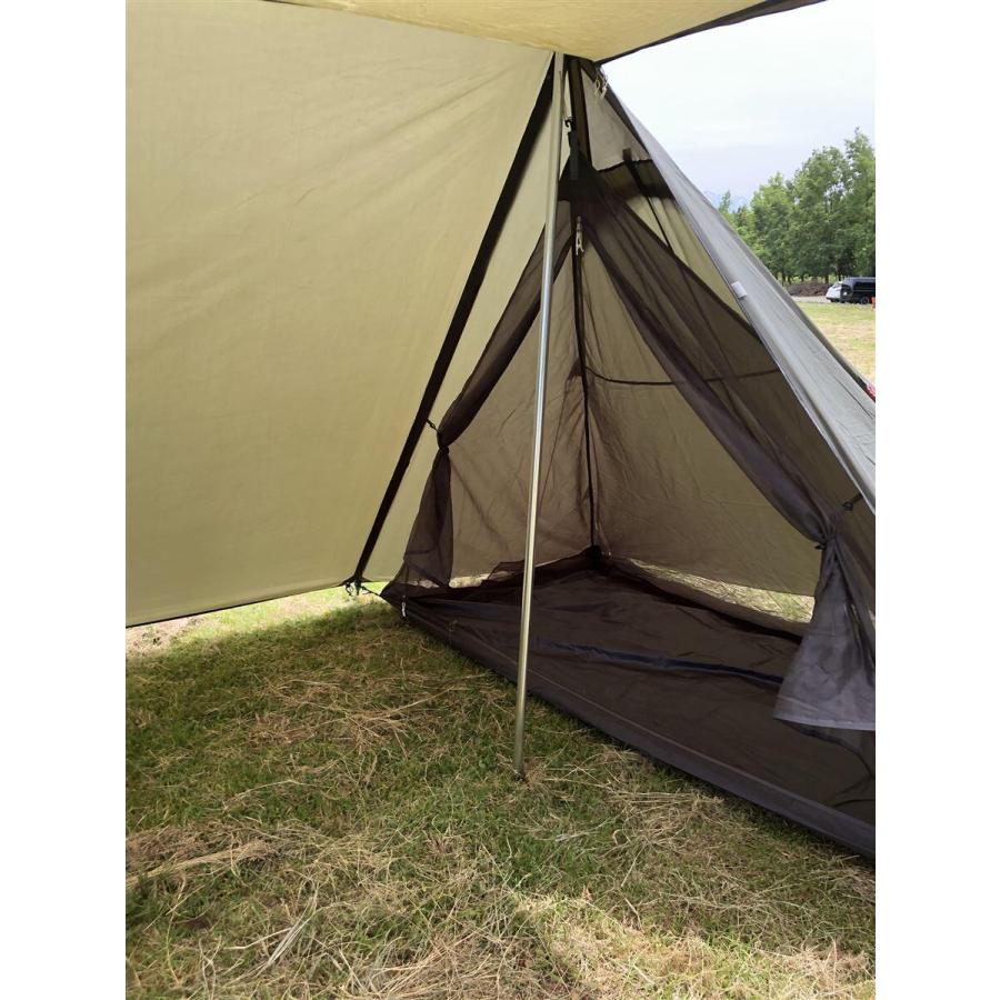 BUNDOK◇テント/4~6人用/カーキ/BDK-02KA/パップ/シェルター/軍 BUNDOK◇テント/4~6人用/カーキ/BDK-02KA/パップ/シェルター/軍