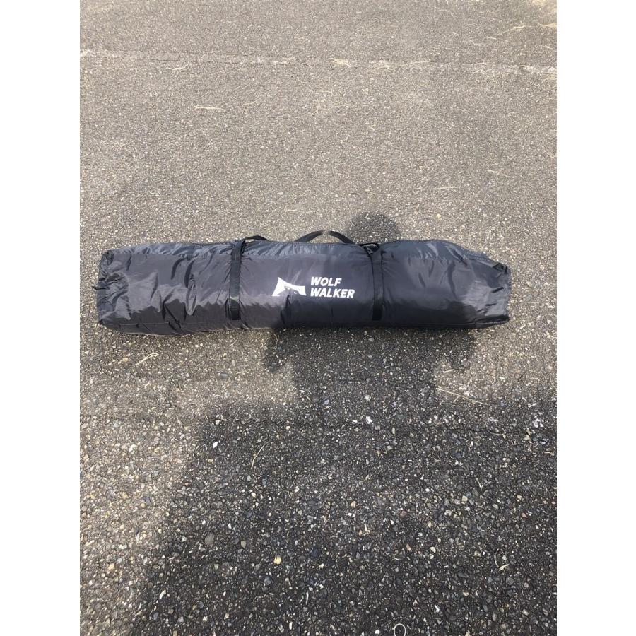 テント/ワンタッチ/2~3人用/ブラック/WOLF WALKER/キャンプ