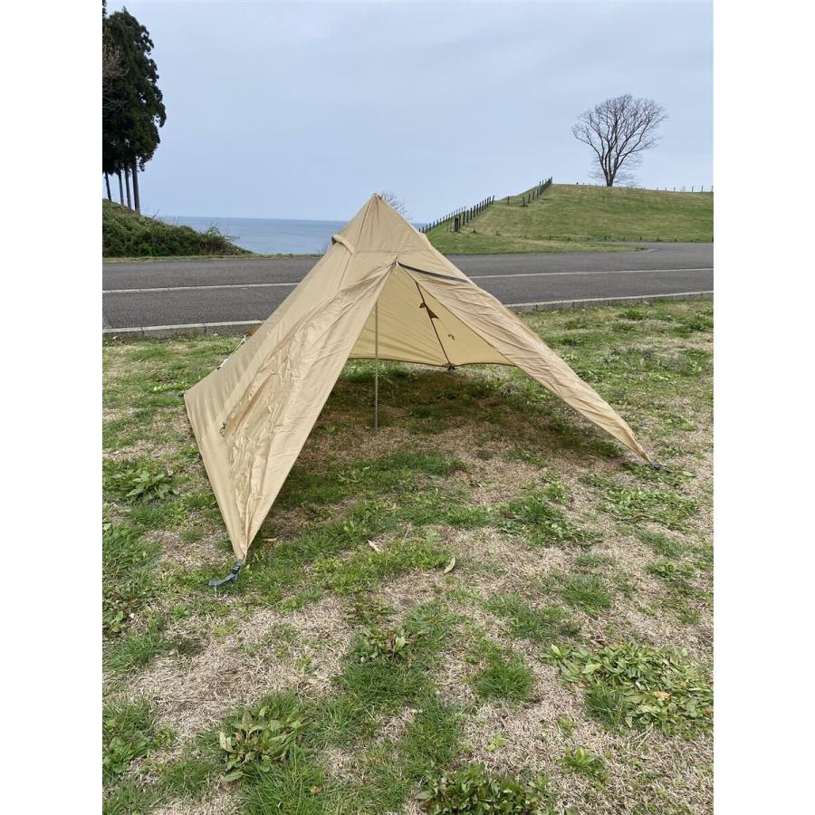 BUNDOK◇テント ソロティピー 1 BDK-75B [サンドベージュ]/ワンポール