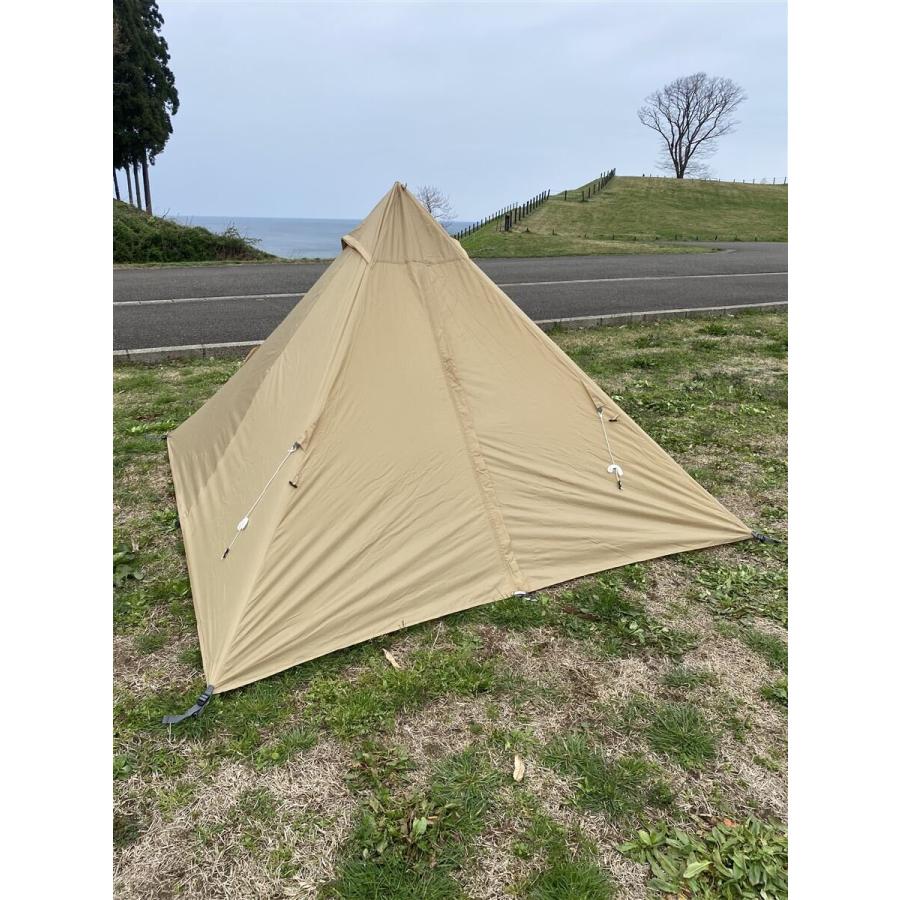 BUNDOK◇テント ソロティピー 1 BDK-75B [サンドベージュ]/ワンポール