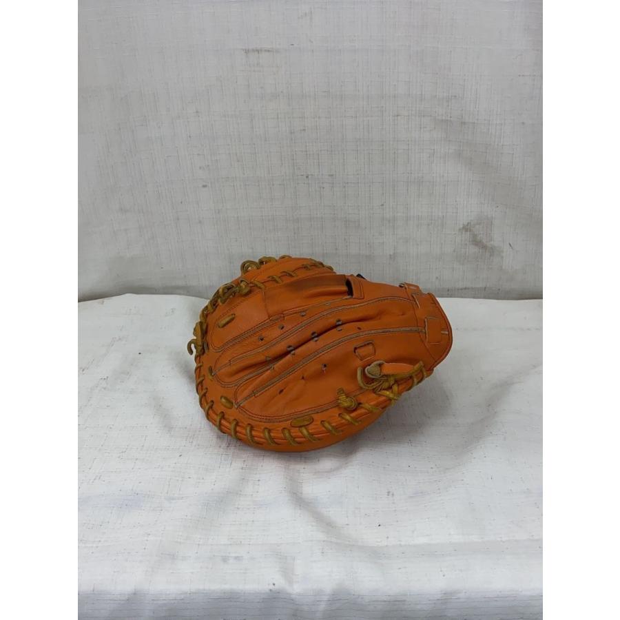 ZETT◇野球用品/右利き用/オレンジDUAL CATCH /軟式