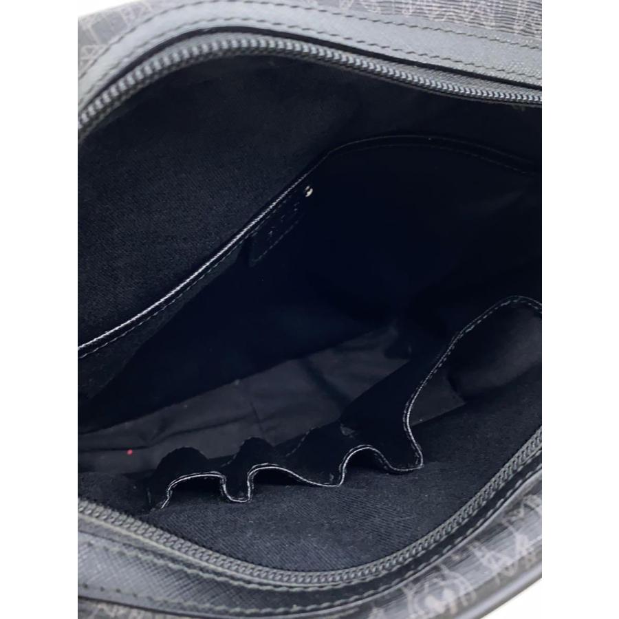 MONTBLANC◇ショルダーバッグ/PVC/GRY/総柄 : セカンド MONTBLANC◇ショルダーバッグ/PVC/GRY/総柄 : セカンド