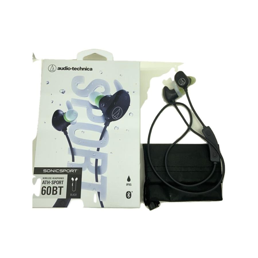 audio-technica◇イヤホン・ヘッドホン SONICSPORT ATH-SPORT60BT BK