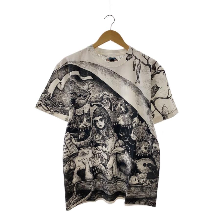 YUKO HIGUCHI/ボリス雑貨店/BABEL/Tシャツ/L/コットン/WHT : セカンド