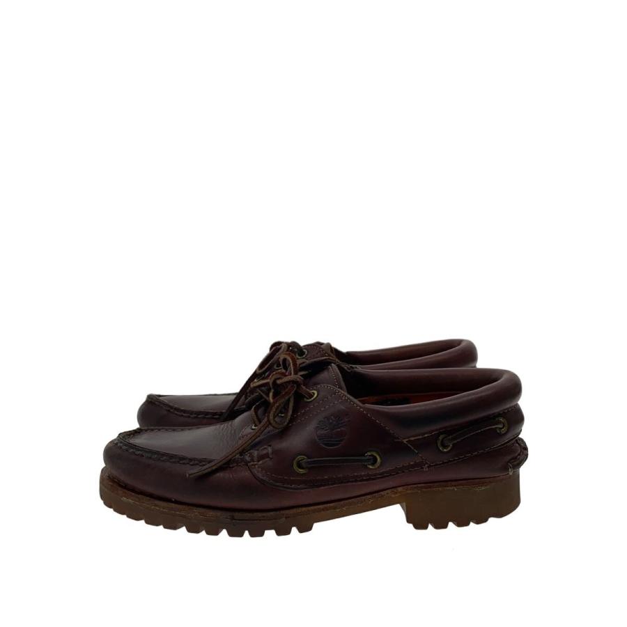 Timberland◇90s/スリーアイ/デッキシューズ/US9/BRW/レザー/236078
