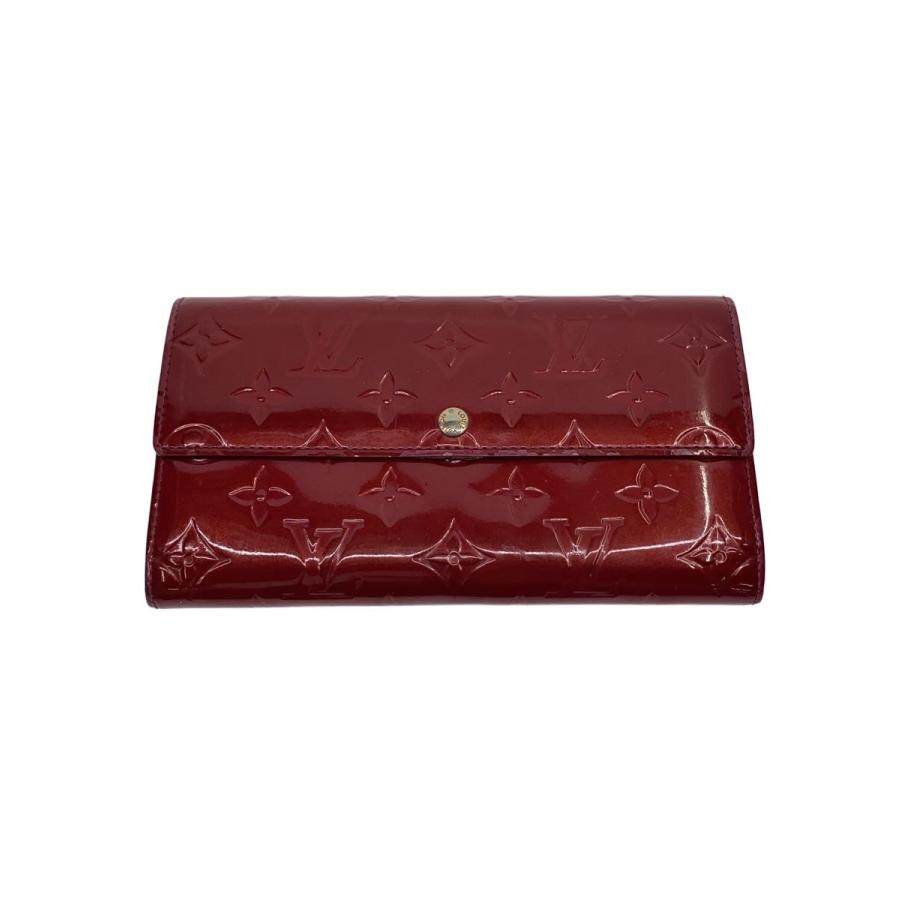 LOUIS VUITTON◇ポルト・フォイユ・サラ_モノグラム・ヴェルニ