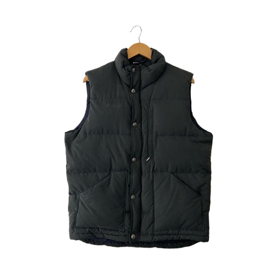 Columbia◇ダウンベスト/M/ポリエステル/BLK/無地/205 PM1043