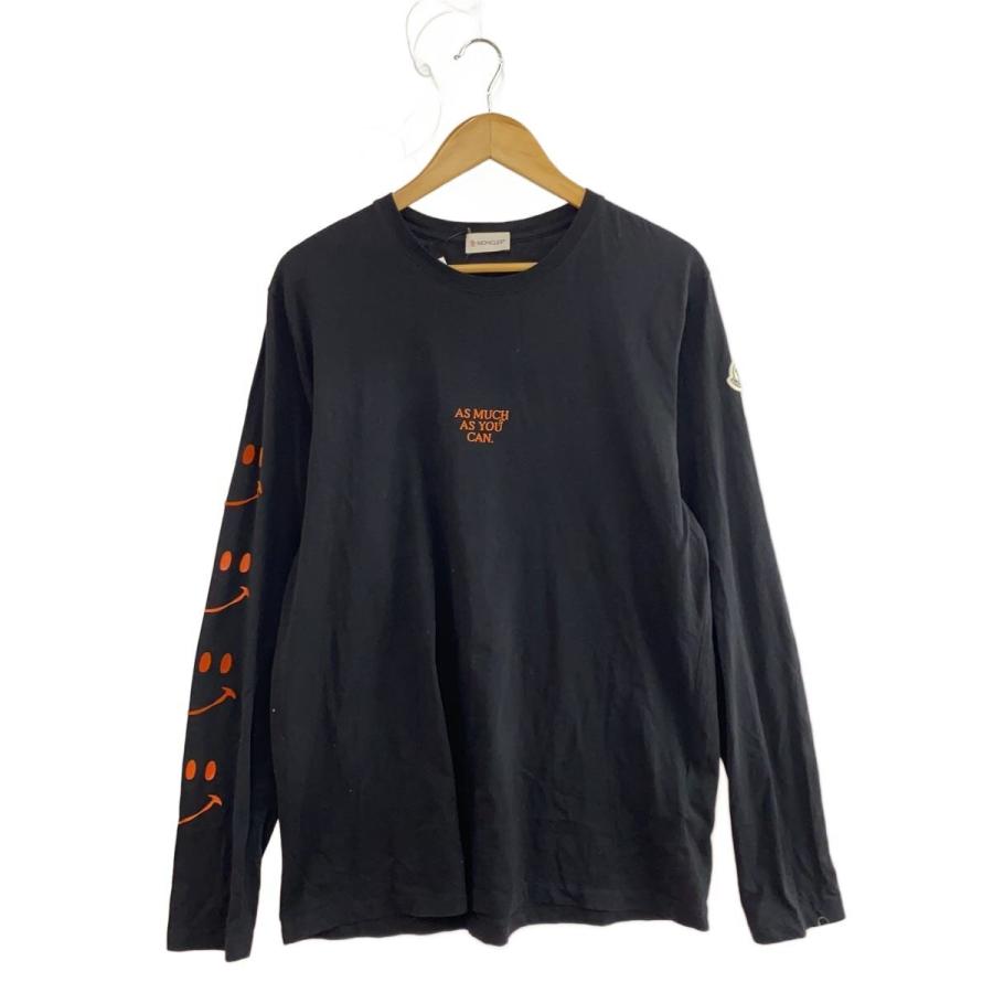 MONCLER◇長袖Tシャツ/--/コットン/BLK/C-SCOM-20-2310// : セカンド