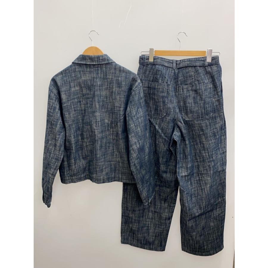 ZARA◇デニムセットアップ/セットアップ/S/コットン/NVY/無地 ZARA◇デニムセットアップ/セットアップ/S/コットン/NVY/無地