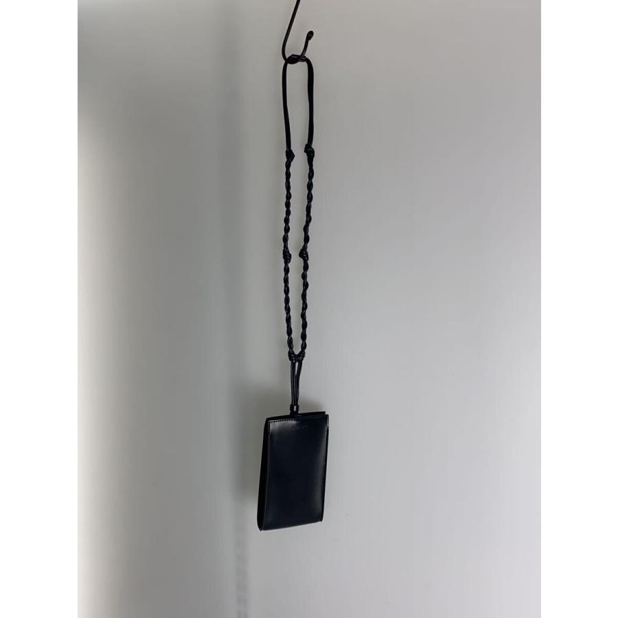 JIL SANDER◇TANGLE SMALL/ショルダーバッグ/レザー/BLK : セカンド
