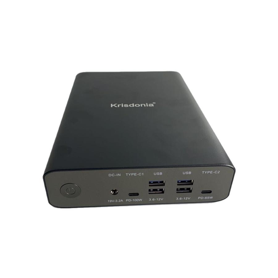 Krisdonia/Laptop Power Bank/ポータブル電源/64000mAh : セカンド