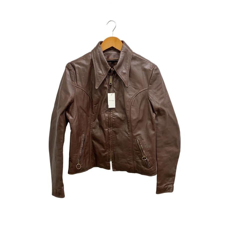 USA製 BROOKS レザーライダースジャケット サイズ38 BROOKS◇スレ有/ライナー欠品/80s/USA製/シングルライダースジャケット