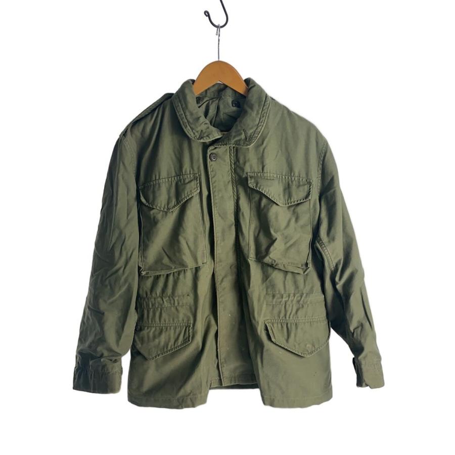 US.ARMY◇M-65/2nd/ミリタリージャケット/ブルゾン//コットン/KHK/無地