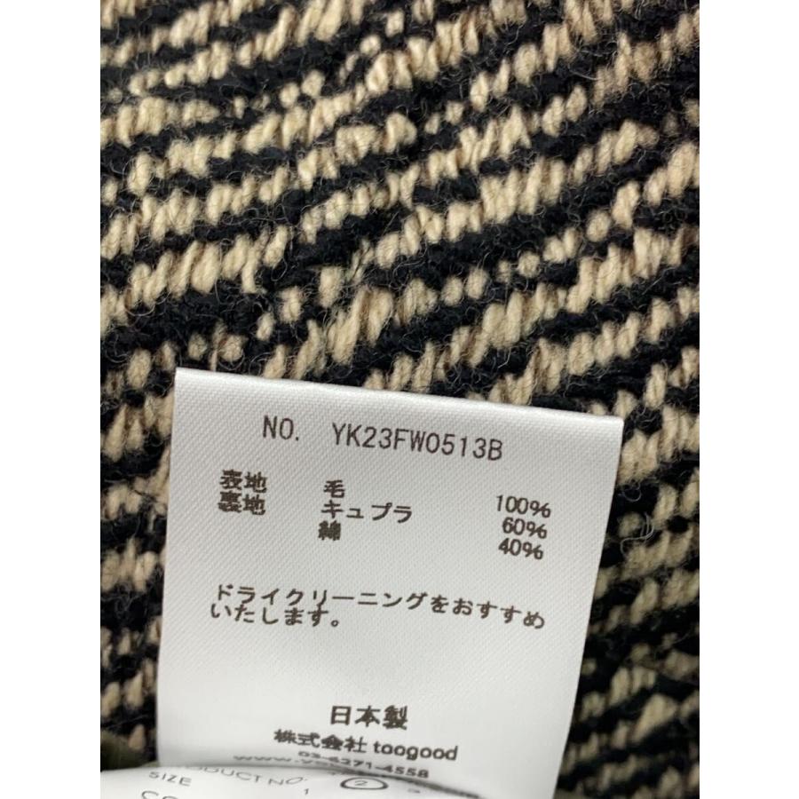 YOKE◇23AW/WOOL NEP TWEED COVERALL JACKET/2/ウール/総柄