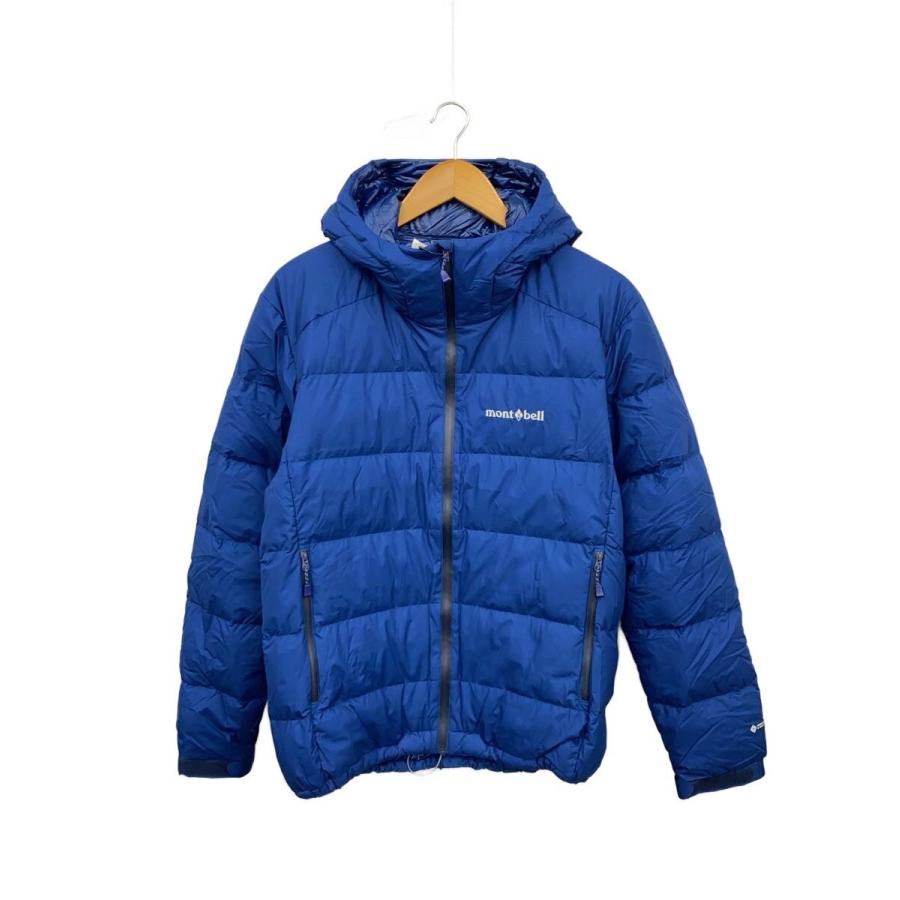 mont-bell◇パーマフロスト ライトダウンパーカ/M/ナイロン/BLU