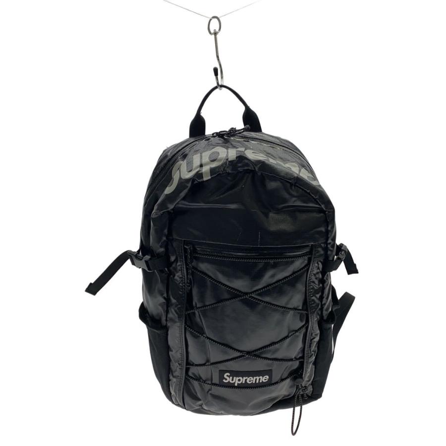 Supreme◇BOXLOGO BACKPACK/リュック/PVC/BLK/無地 : セカンド