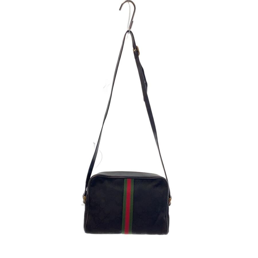 GUCCI◇ショルダーバッグ/キャンバス/BLK/総柄 : セカンドストリート