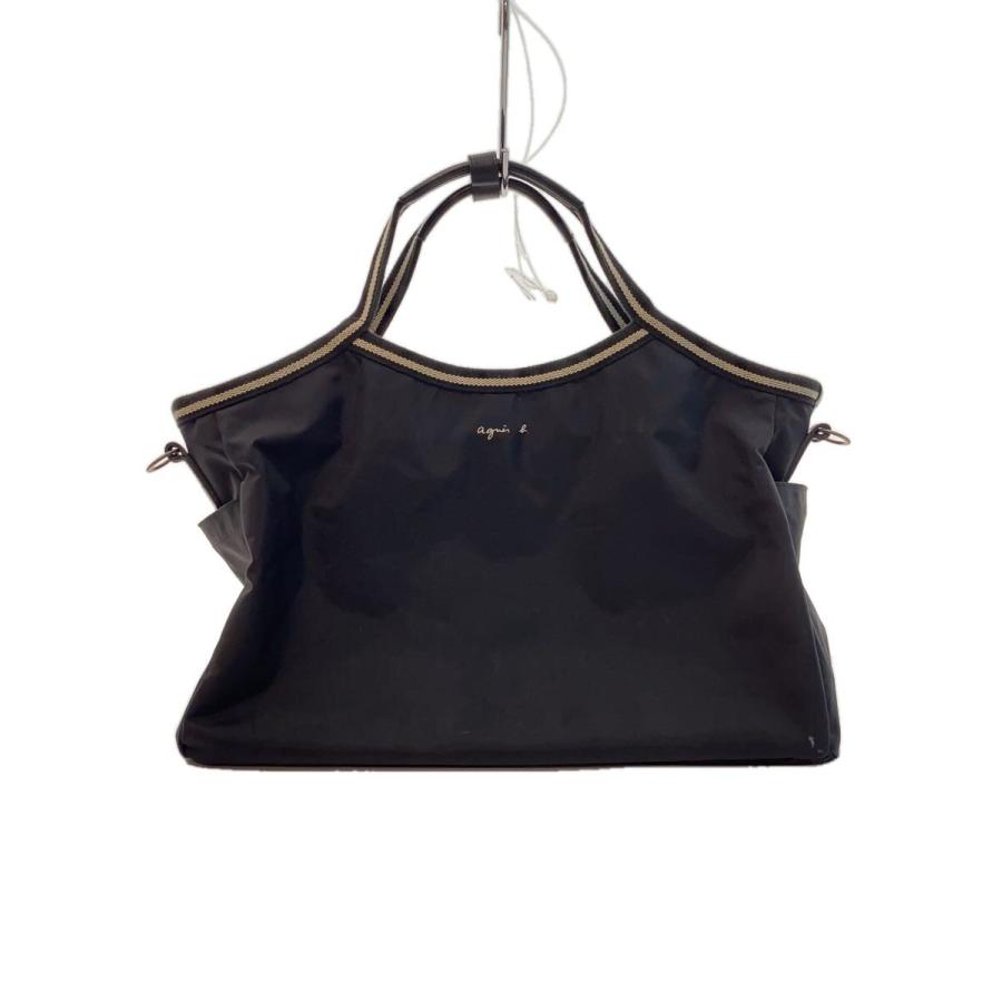 agnes b VOYAGE◇ボストンバッグ/--/BLK// : セカンドストリートYahoo