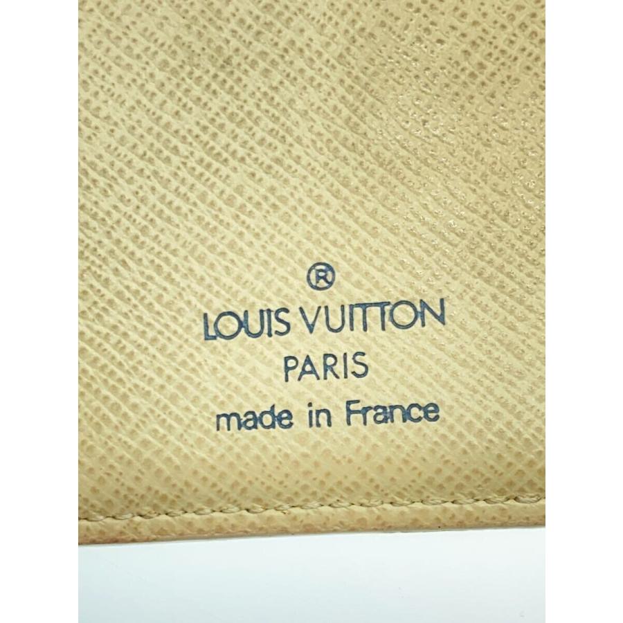 LOUIS VUITTON◇ポルト・フォイユ・ヴィエノワ_ダミエ・アズール_WHT