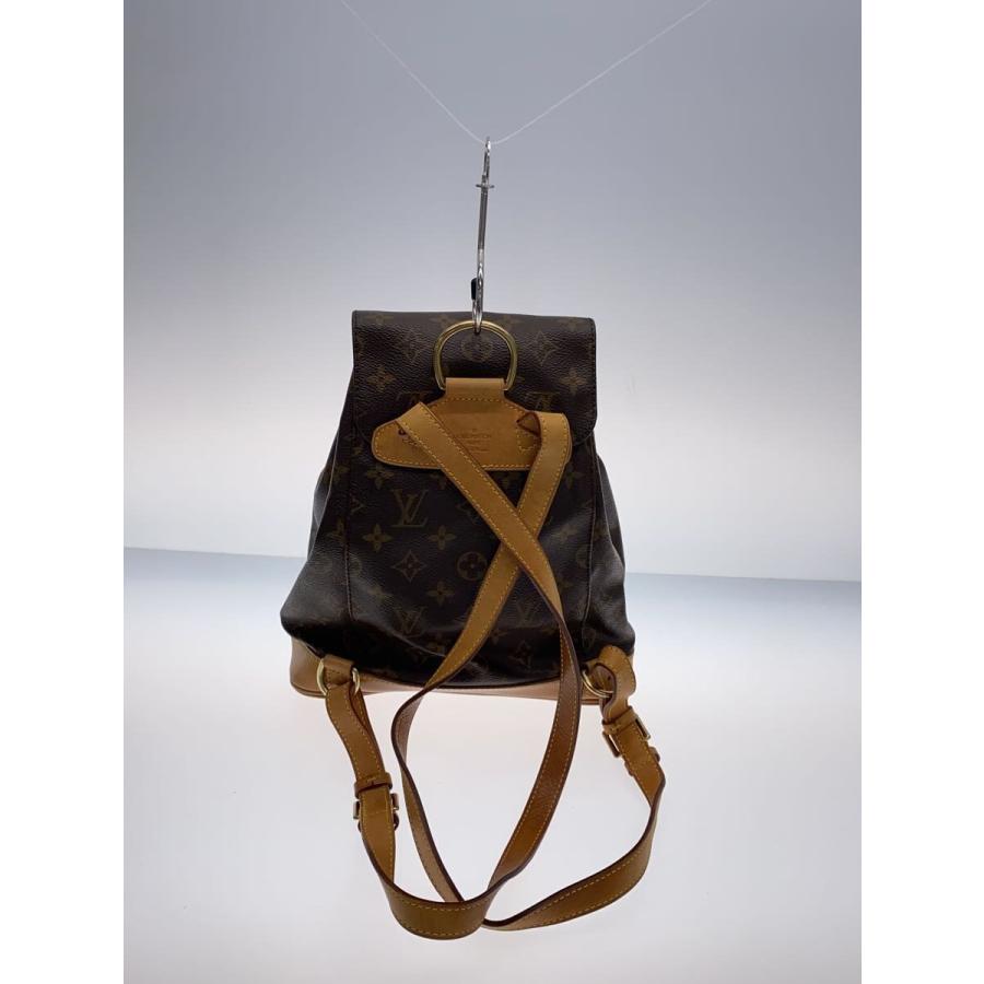 LOUIS VUITTON◆モンスリ_モノグラム・キャンバス_BRW/PVC/BRW/モノグラム_2