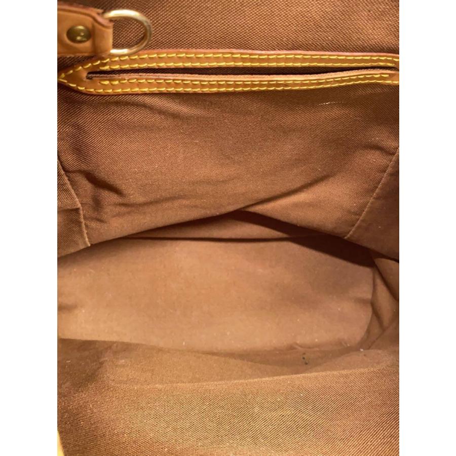 LOUIS VUITTON◆モンスリ_モノグラム・キャンバス_BRW/PVC/BRW/モノグラム_5