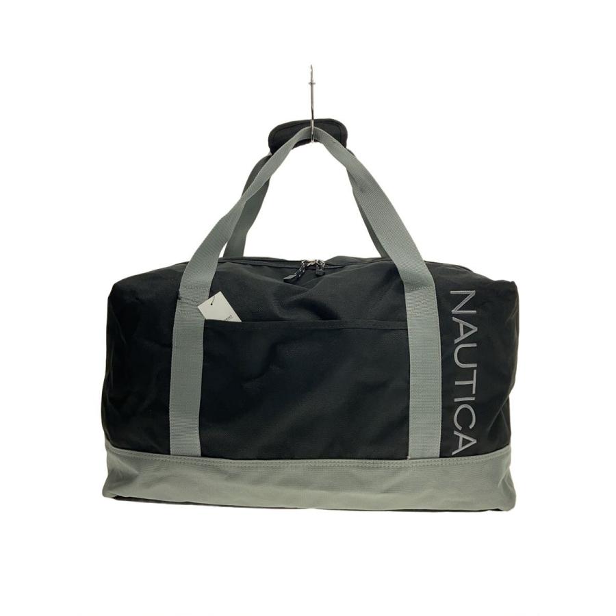 NAUTICA◆ボストンバッグ/ポリエステル/BLK/無地 | 