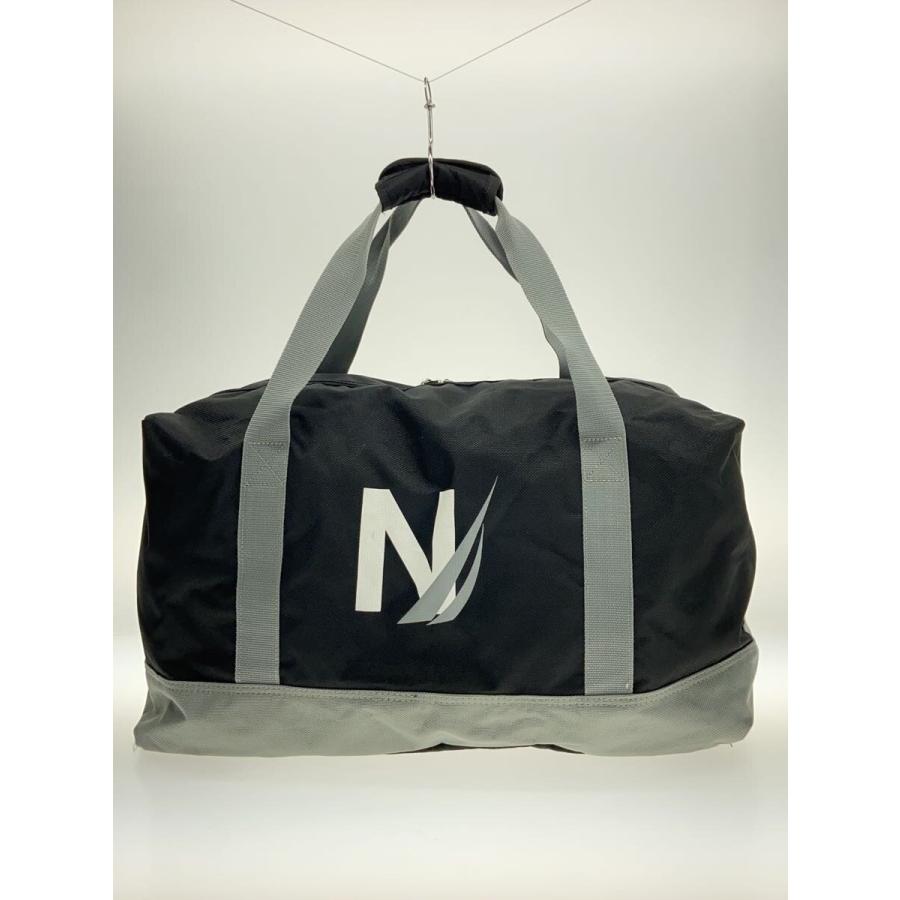 NAUTICA◆ボストンバッグ/ポリエステル/BLK/無地 |  | 02