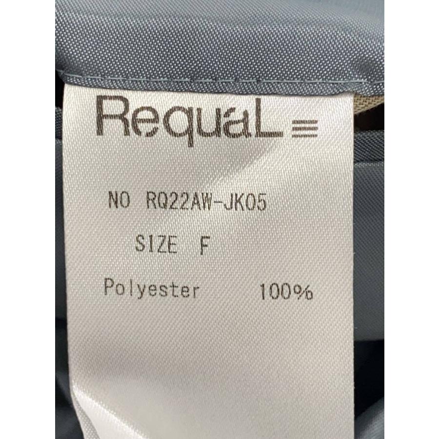 RequaL◇ジャケット/FREE/ポリエステル/BLK/rq22aw-jk05 : セカンド