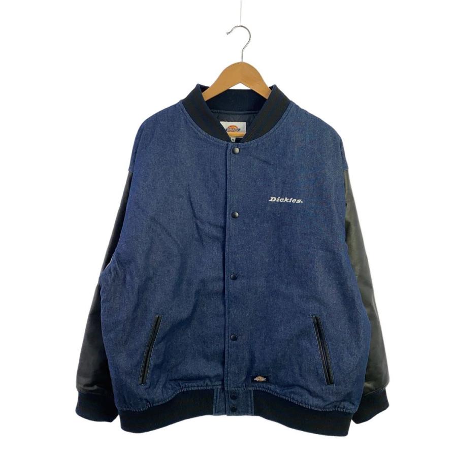 DICKIES◇スタジャン/XL/コットン/NVY/4440-6600 : セカンドストリート