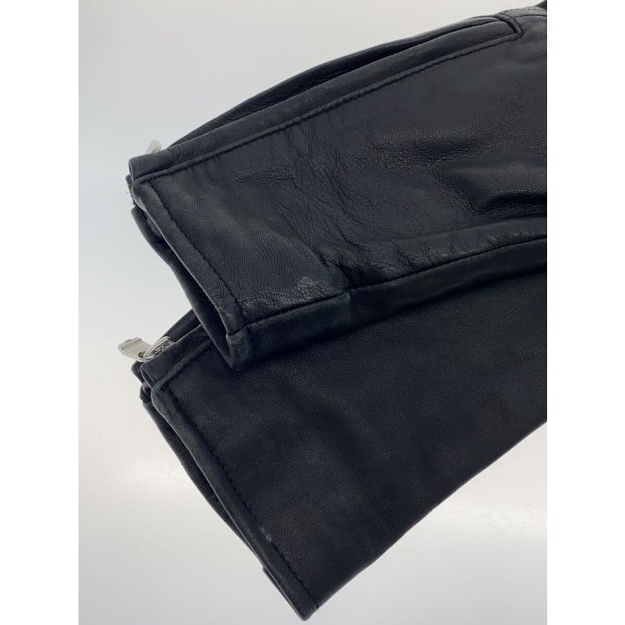 URBAN RESEARCH◇シングルライダースジャケット/M/羊革/BLK/無地/UR87