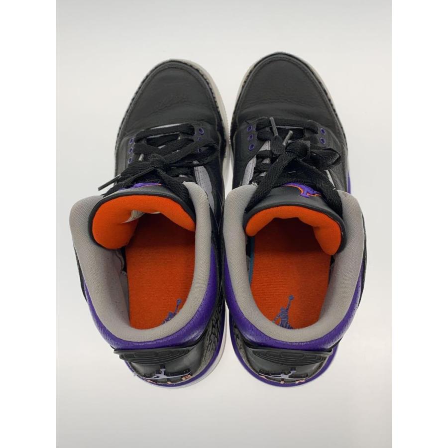 NIKE◆AIR JORDAN 3 RETRO COURT PURPLE/26cm/ブラック/CT8532-050/使用感//｜ssol-shopping｜03