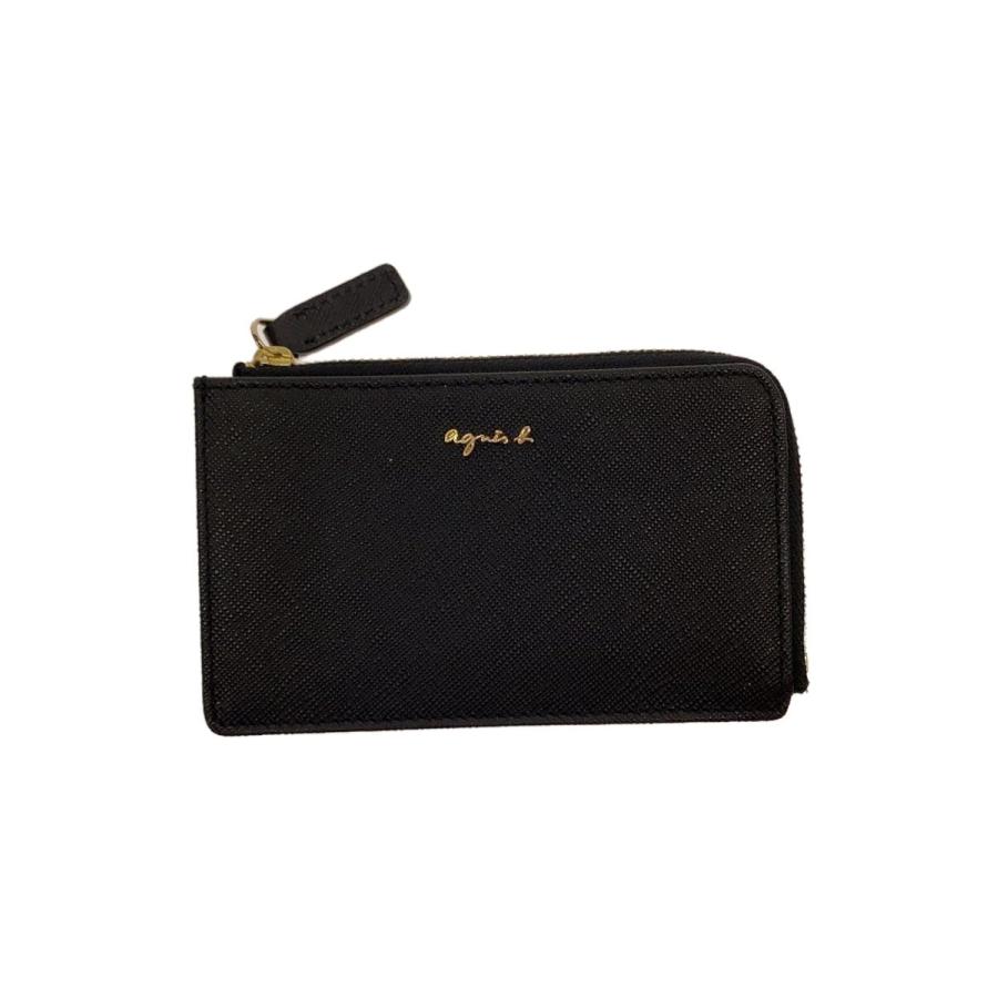 agnes b.◇フラグメントケース/牛革/BLK/無地/レディース/MW09M-04