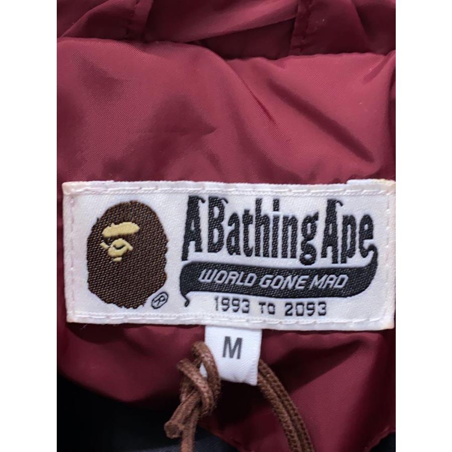 A BATHING APE◇ジャケット/M/ポリエステル/BRD/PATCH COACH JACKET 