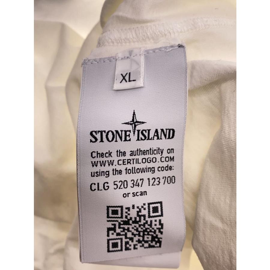 STONE ISLAND◇Tシャツ/XL/コットン/WHT/721523757 : セカンド STONE ISLAND◇Tシャツ/XL/コットン/WHT/721523757 : セカンド